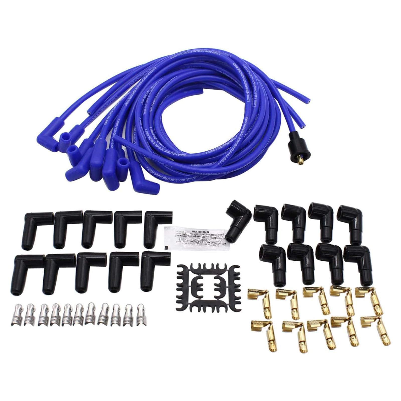 Amazon.com: GSKMOTOR Universal Blue Spark Plug Wires Spiral