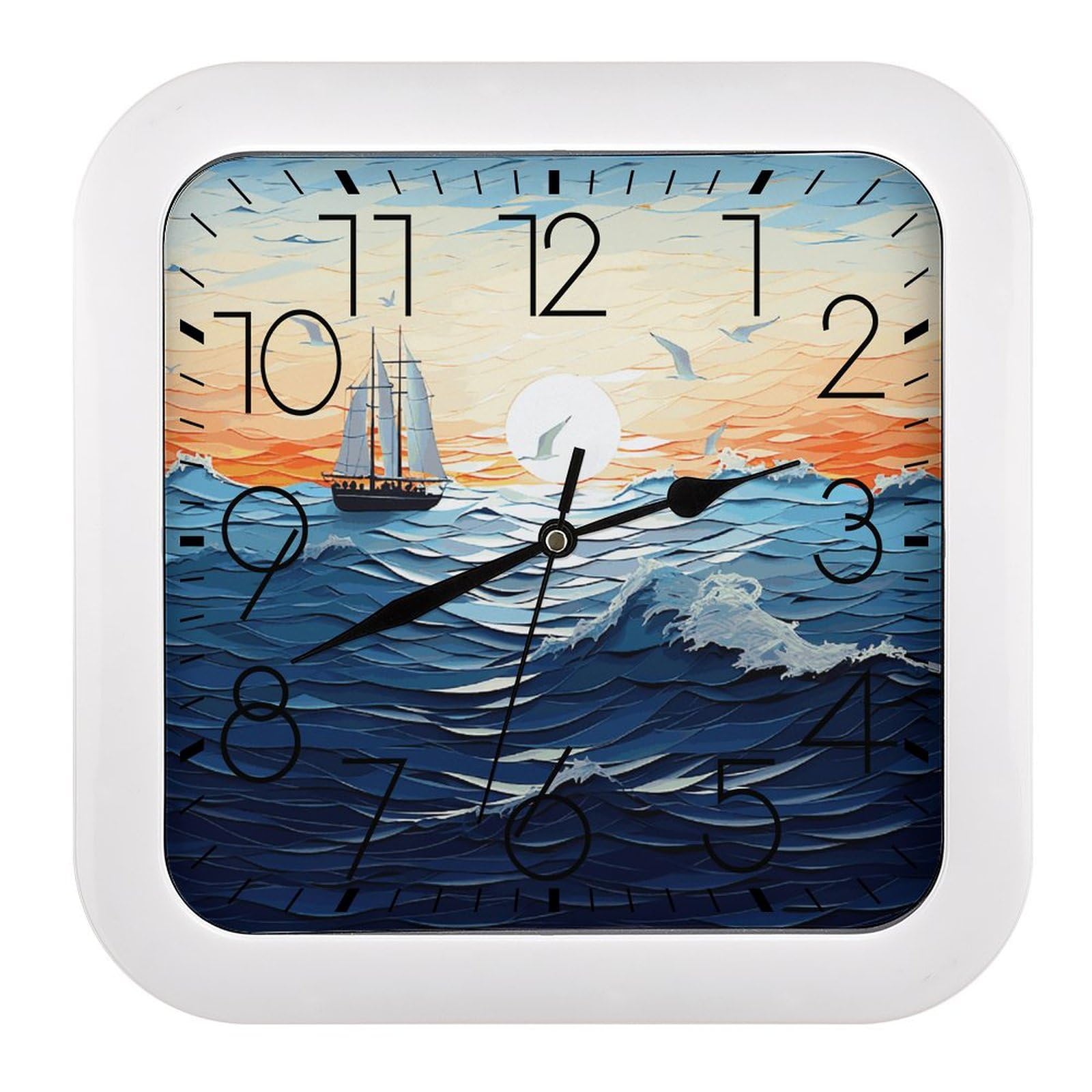 Horloge motif voilier cadeau idéal pour passionnés de mer