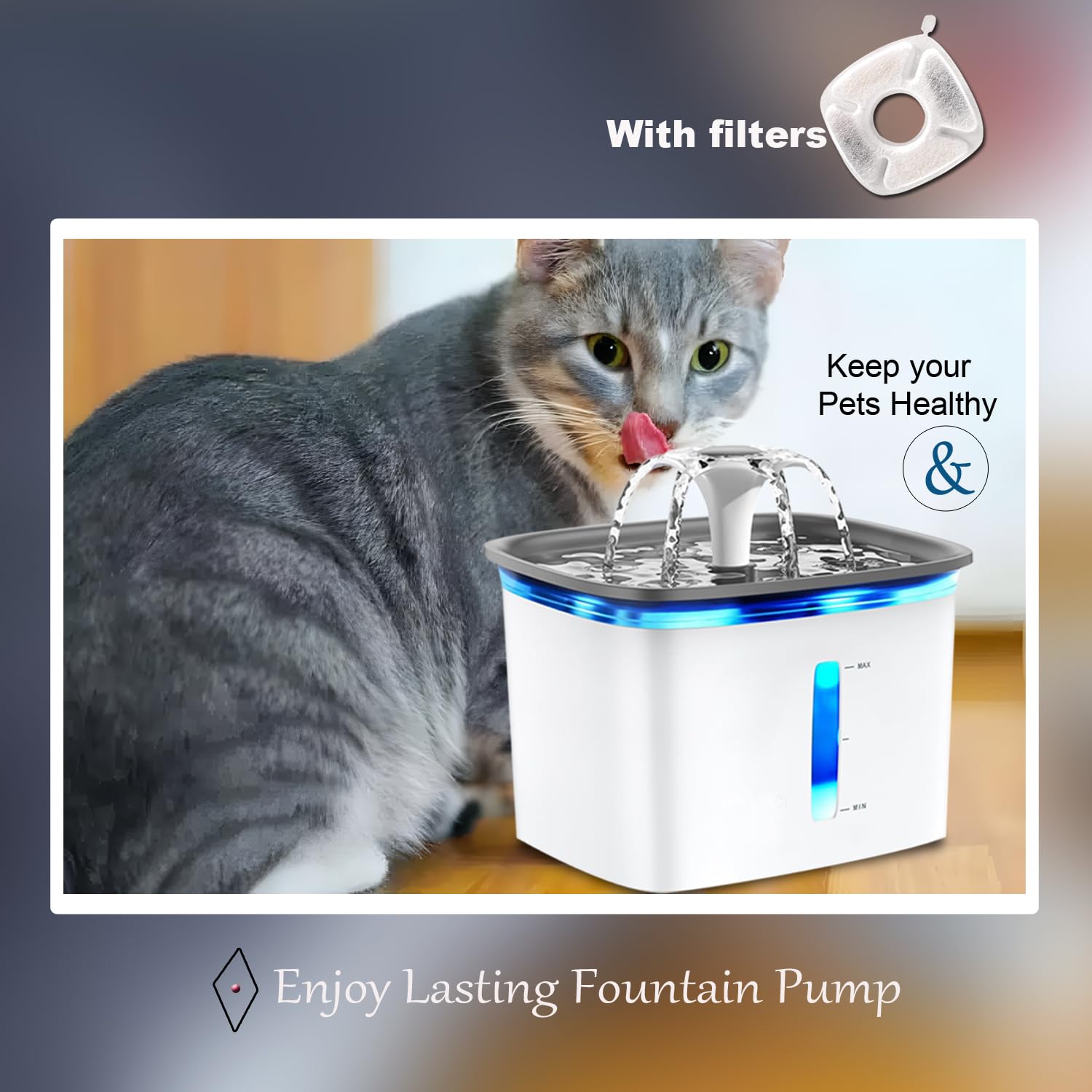 Amazon.com: BRENSTEN 16 Pcs Replacement Filters & Sponges for