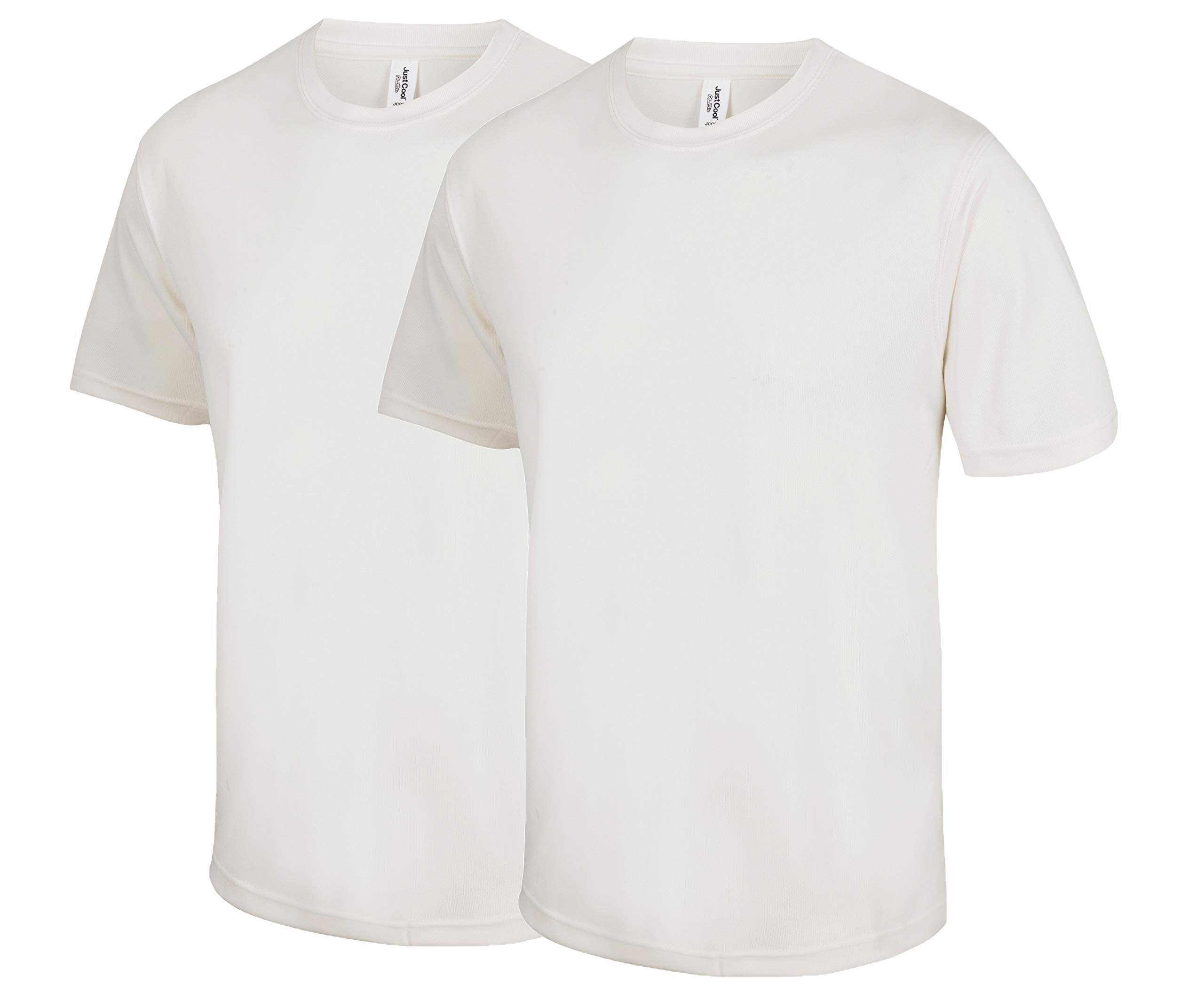 AWDis Just Cool JC001 Cool T 2 Pack - Vanilla - Large