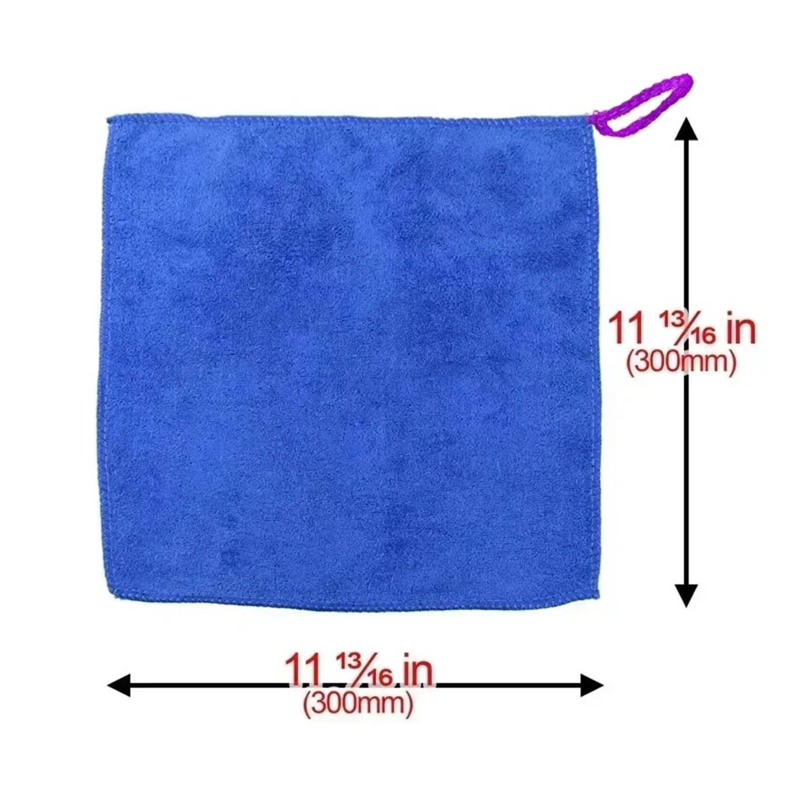 60 Stück Mikrofaser-Reinigungstücher 30 x 30 cm, fusselfreie Autowaschtücher, hochsaugfähig, Auto-Detailing-Poliertuch, Haushalt für Autopflege
