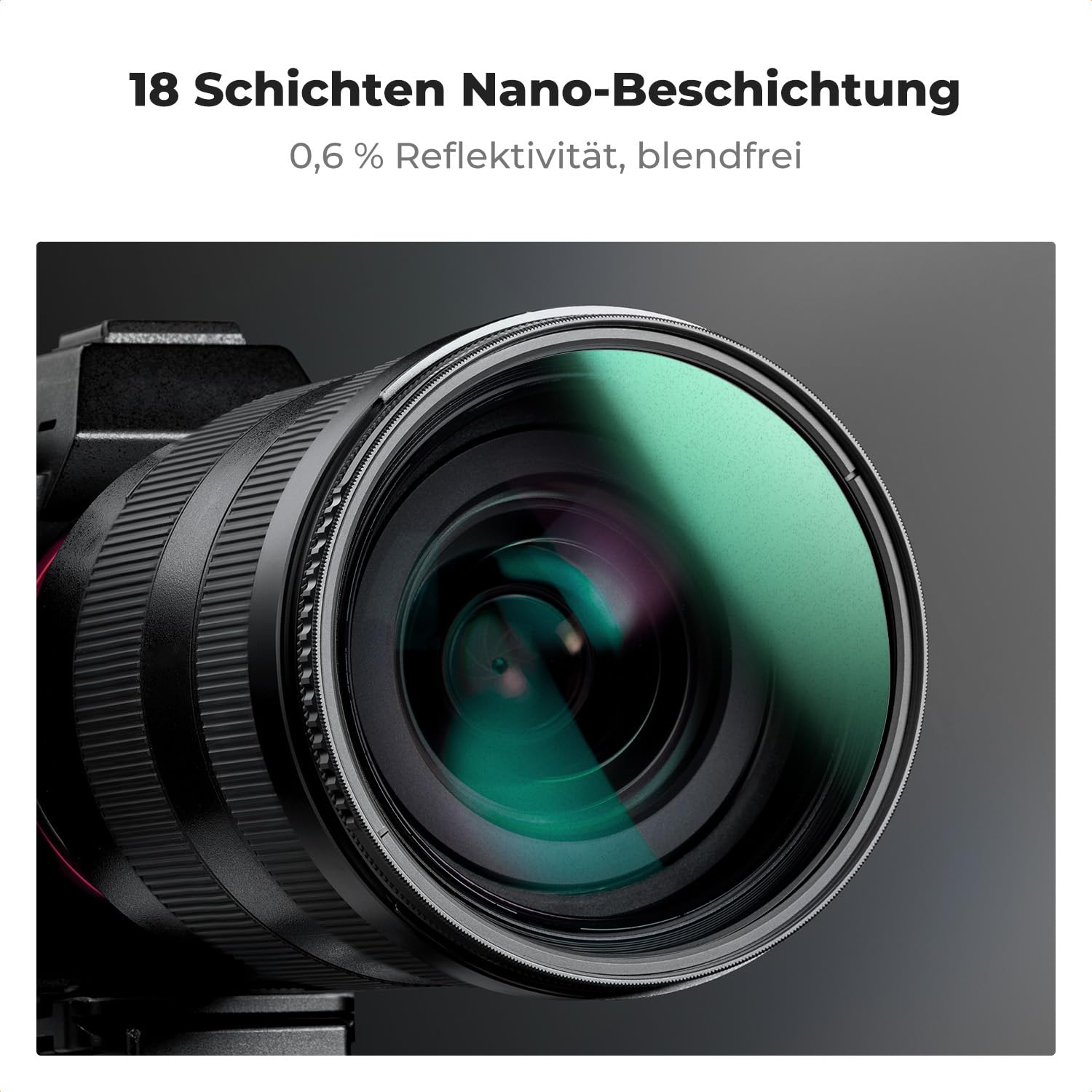 K&F Concept Nano-K Serie 2-IN-1 Filter Black-Mist 1/4 Filter&Polfilter 67mm,Promist Filter&CPL Filter