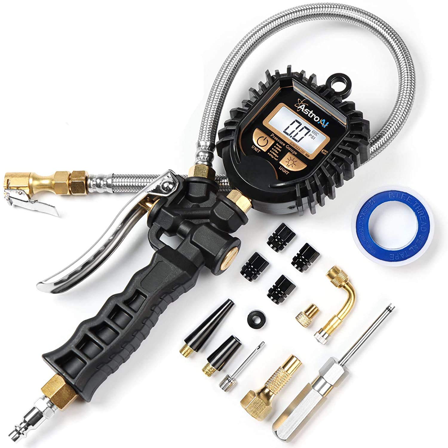 AstroAI Digital Tire Pressure Gauge, Heavy Duty Tire Inflator Gauge