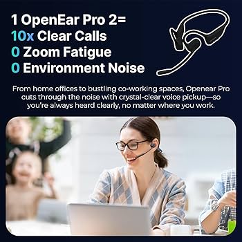 Amazon.com: NUROUM OpenEar Pro 2(2nd) Headphones with Mic