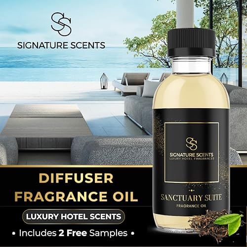 Miniatura 2 de Colección de hotel de lujo - Aceite de fragancia para hotel - Mezclas de aceites difusores para aromaterapia (Sanctuary Suite) 4.05 Fl Oz (4.1 fl oz)