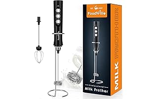 FoodVille MF02 Rechargeable Milk Frother: Elevate Your Matcha Moment
