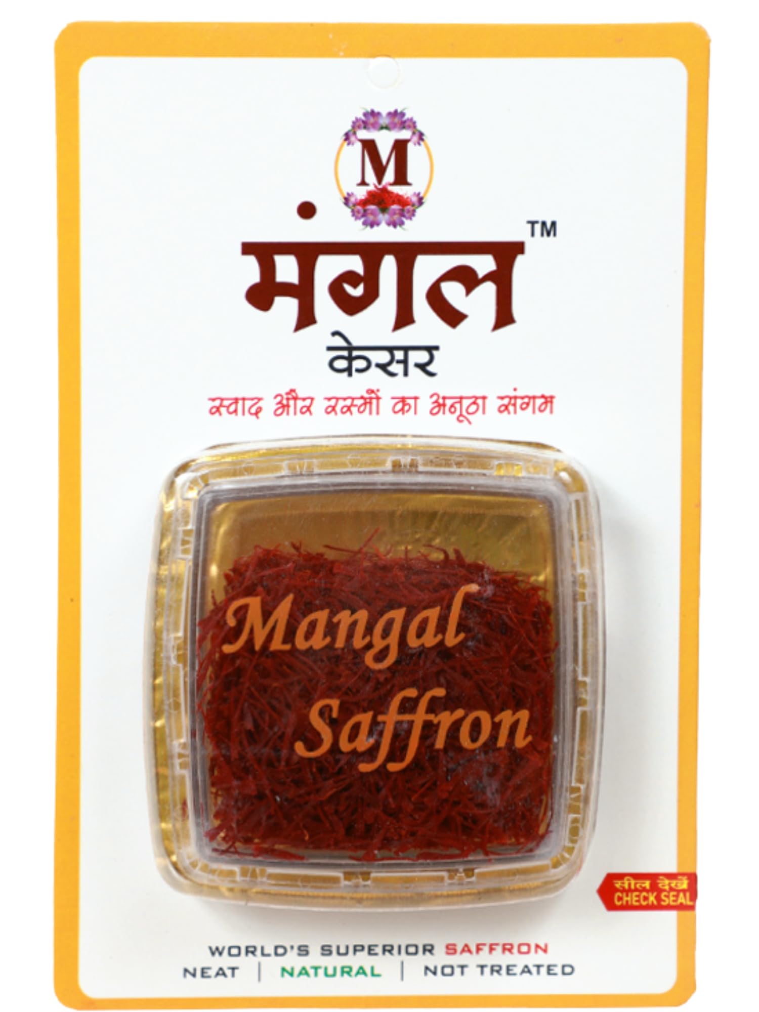 MANGAL Kesar Saffron Original – Pure Saffron 1g | Kumkuma Puvvu | Keshar Original | Premium Organic A++ Grade | (GMP,HACCP Certified)