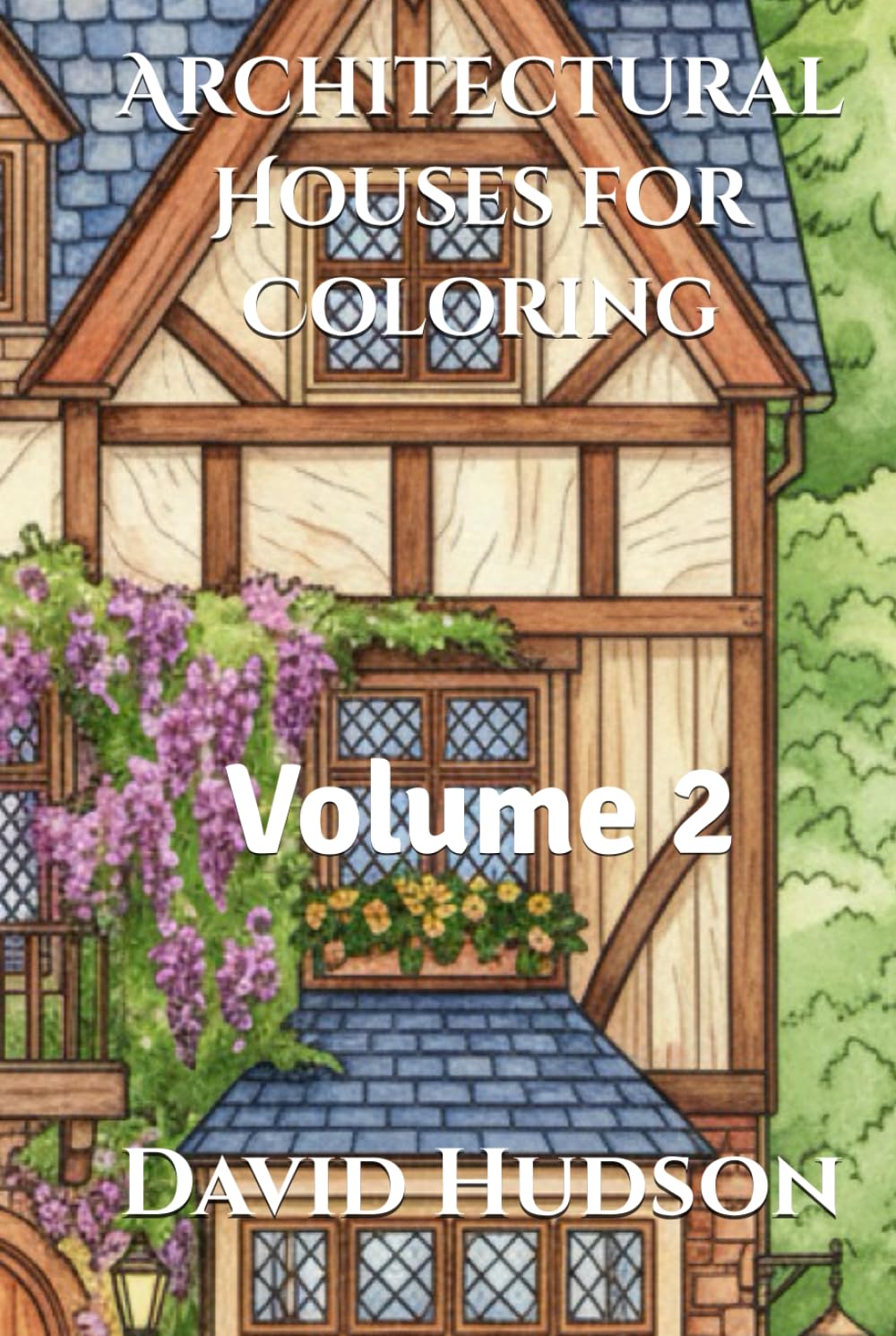 Architectural Houses Volume 2 cahier coloriage adulte architecture moderne