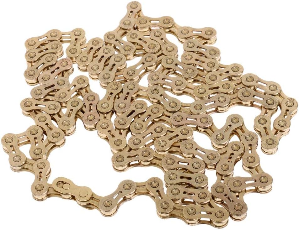 Gold 9/10 / 11s Speed Road Bike Bicycle Cycle Chain Bike Chain 116 Links 11 Speed
