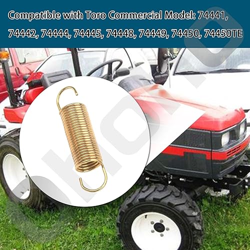 Miniatura 5 de Ohoho Paquete de 2 resortes de extensión 108-4056 1084056 (3 3/4 pulgadas x 7/8 pulgadas) compatibles con cortacésped Toro/Exmark 74141, 74141TE,