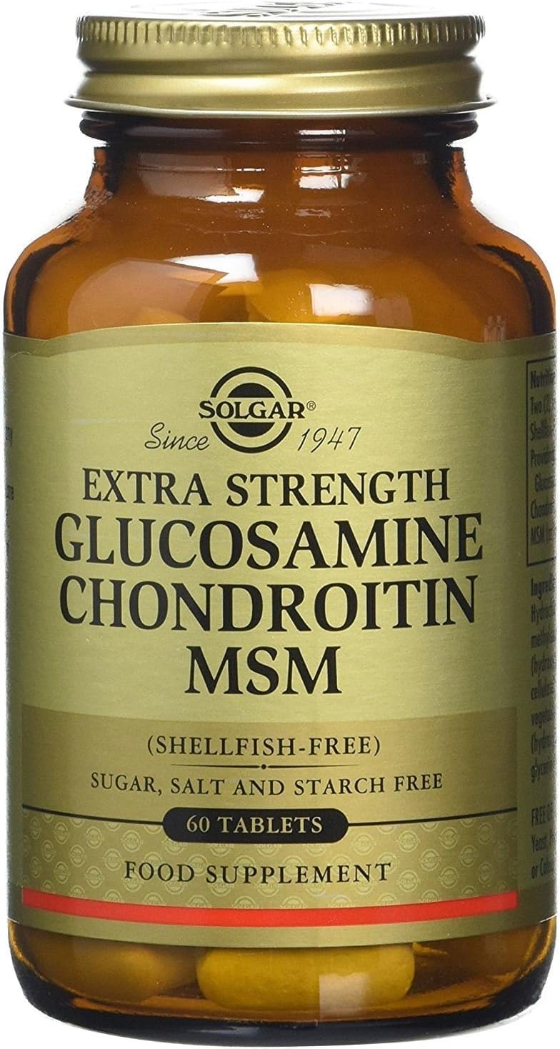 SOLGAR Glucosamine Chondroitin 60 Tab, 60 CT