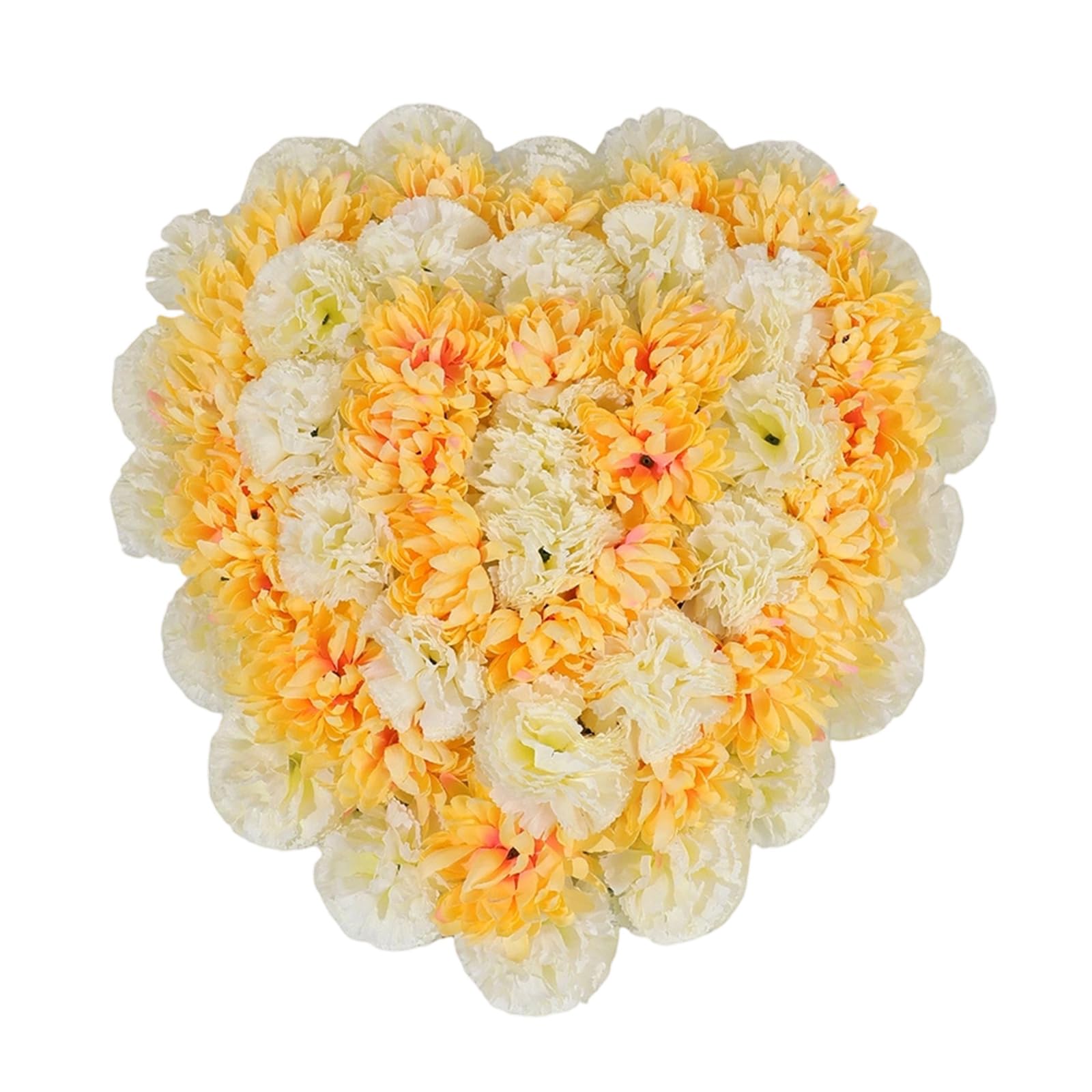 YROHGKPN Realistic Silk Chrysanthemums Arrangement or Remembrance Ceremonies Fade Proof Artificial Flower Decoration Weather Resistant Artificial Flower