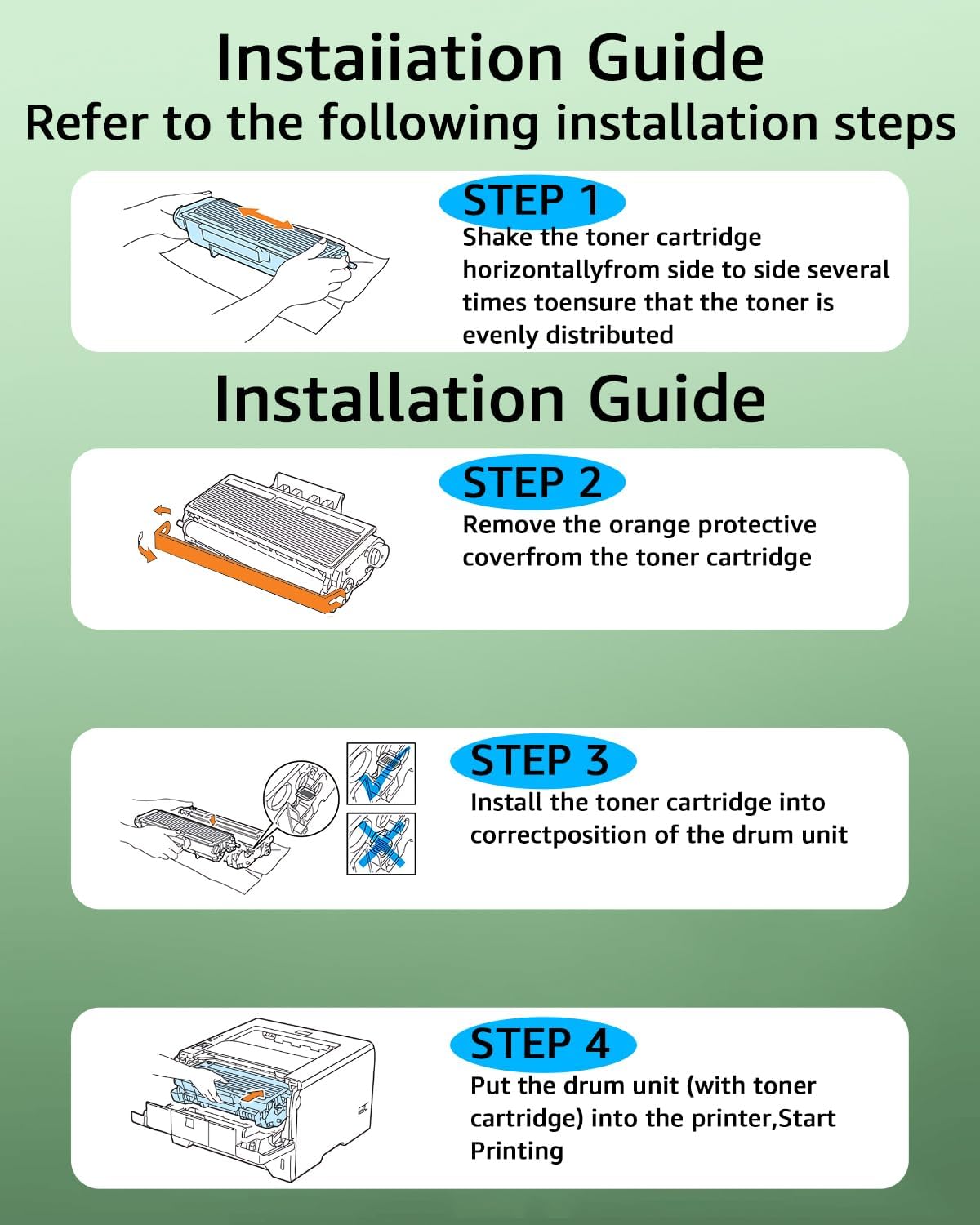 greencycle 106R02777 Toner Cartridge Replacement Compatible for Xerox 3215 106R02777 Black Toner Cartridge WorkCentre 3215 3215NI 3225 3225DNI Phaser 3260 3260DI 3260DNI 3052 Ink Cartridge (1PCS)