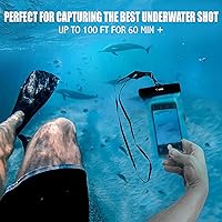 Vista 5 de Kona Submariner - Funda impermeable flotante - Funda universal para teléfono compatible con iPhone 14, 13, 12 Pro Max, XS Plus, Samsung Galaxy S22