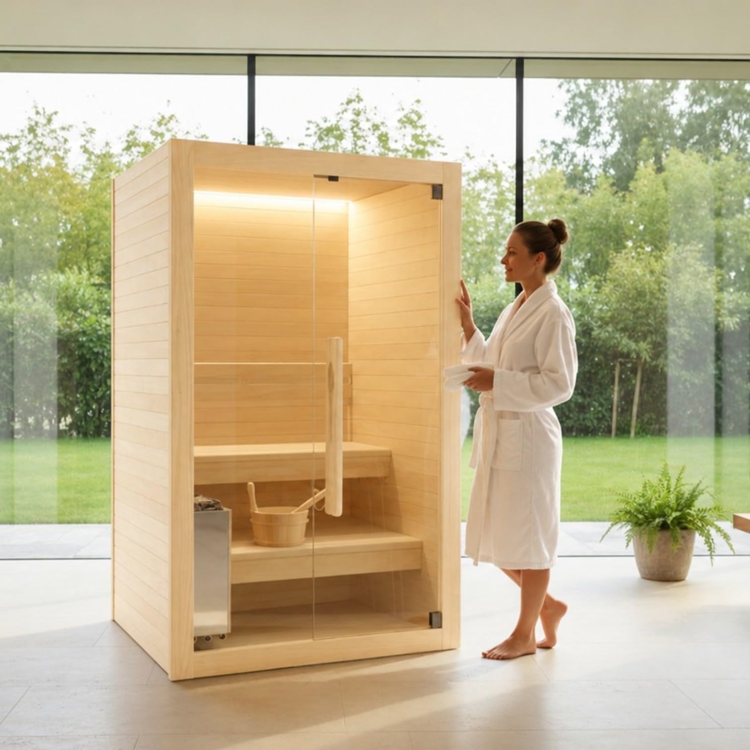 WELCON Easyheat sauna dla 2 osób | wewnątrz | 3,6 kW | 230 V