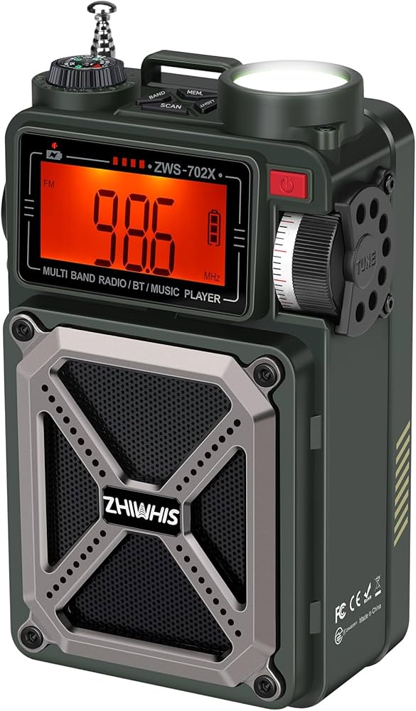 みたらし Amazon.co.jp: ZHIWHIS Bluetoothスピーカー 防災ラジオ FM/AM