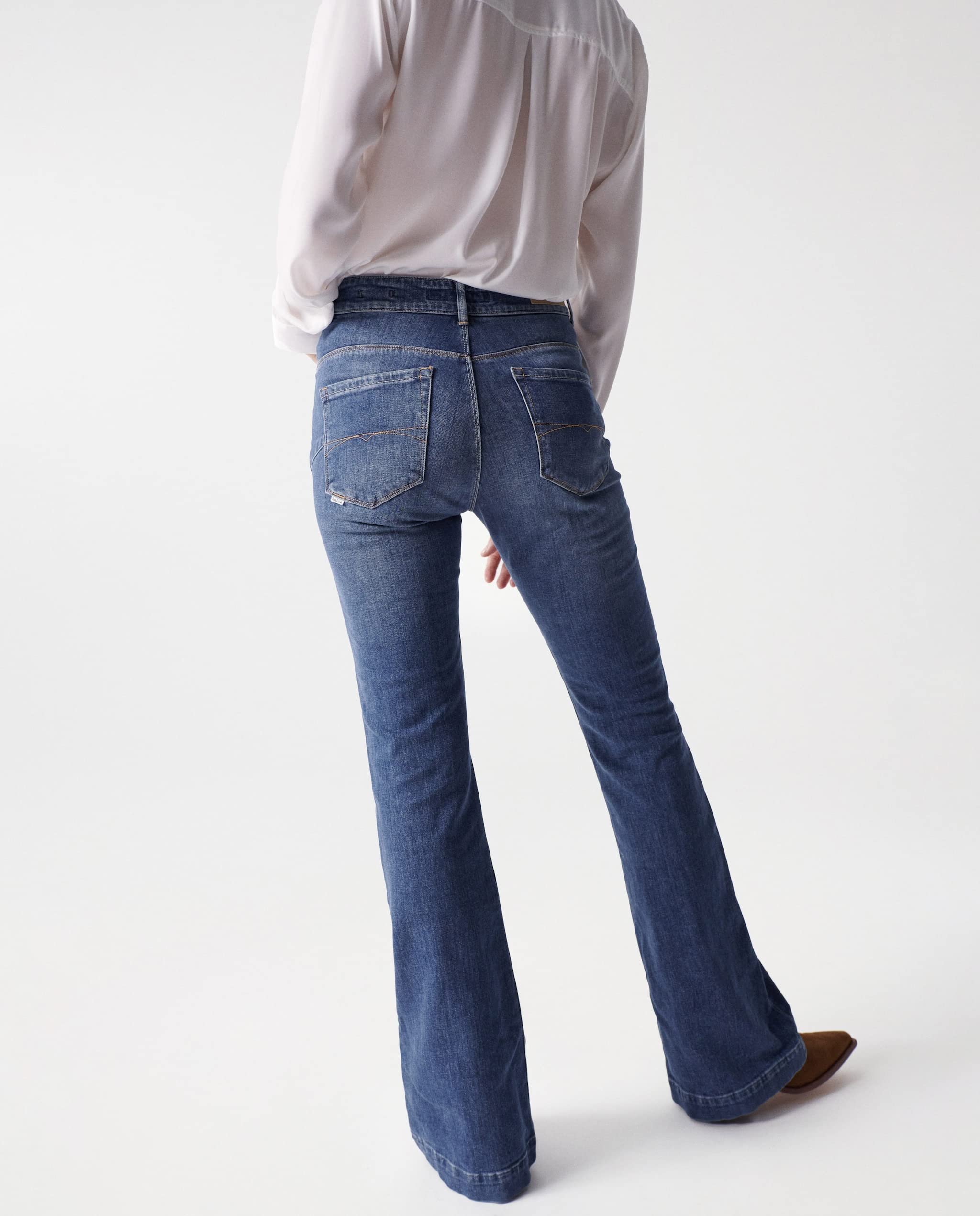 Salsa Glamour Flare Medium Color - Jeans Mujer