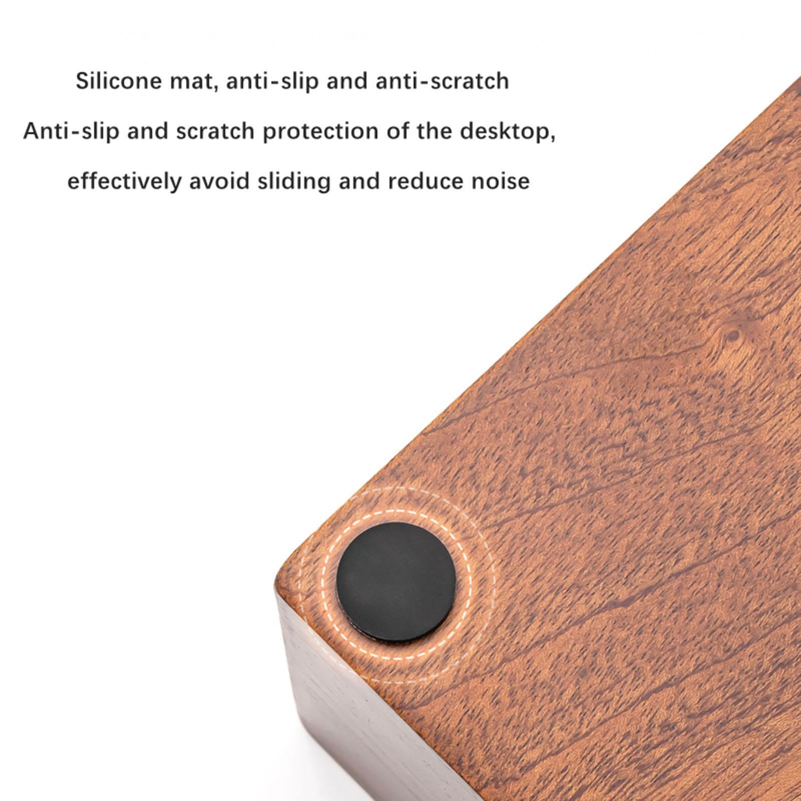 Espresso Boîte à Station Tamper Distributeur Accessoires Organisateur en Bois PP Fer Silicone Antidérapant Réglable Adapté à