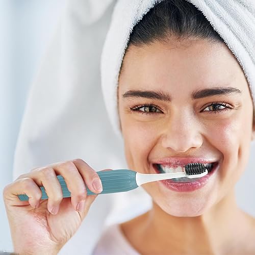 Miniatura 5 de Cepillo de dientes eléctrico, de bajo ruido, portátil, temporizador inteligente, cepillo de dientes eléctrico IPX7 Agua Cepillo de dientes eléctrico