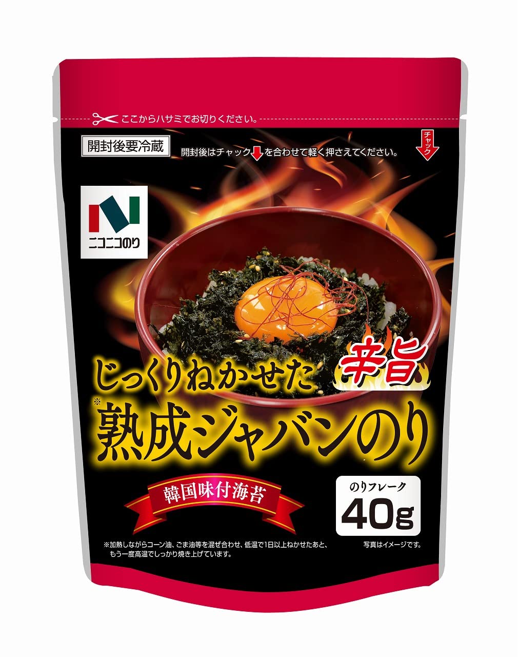 Amazon.co.jp: ニコニコのり 熟成ジャバンのり40g辛旨 : 食品・飲料・お酒
