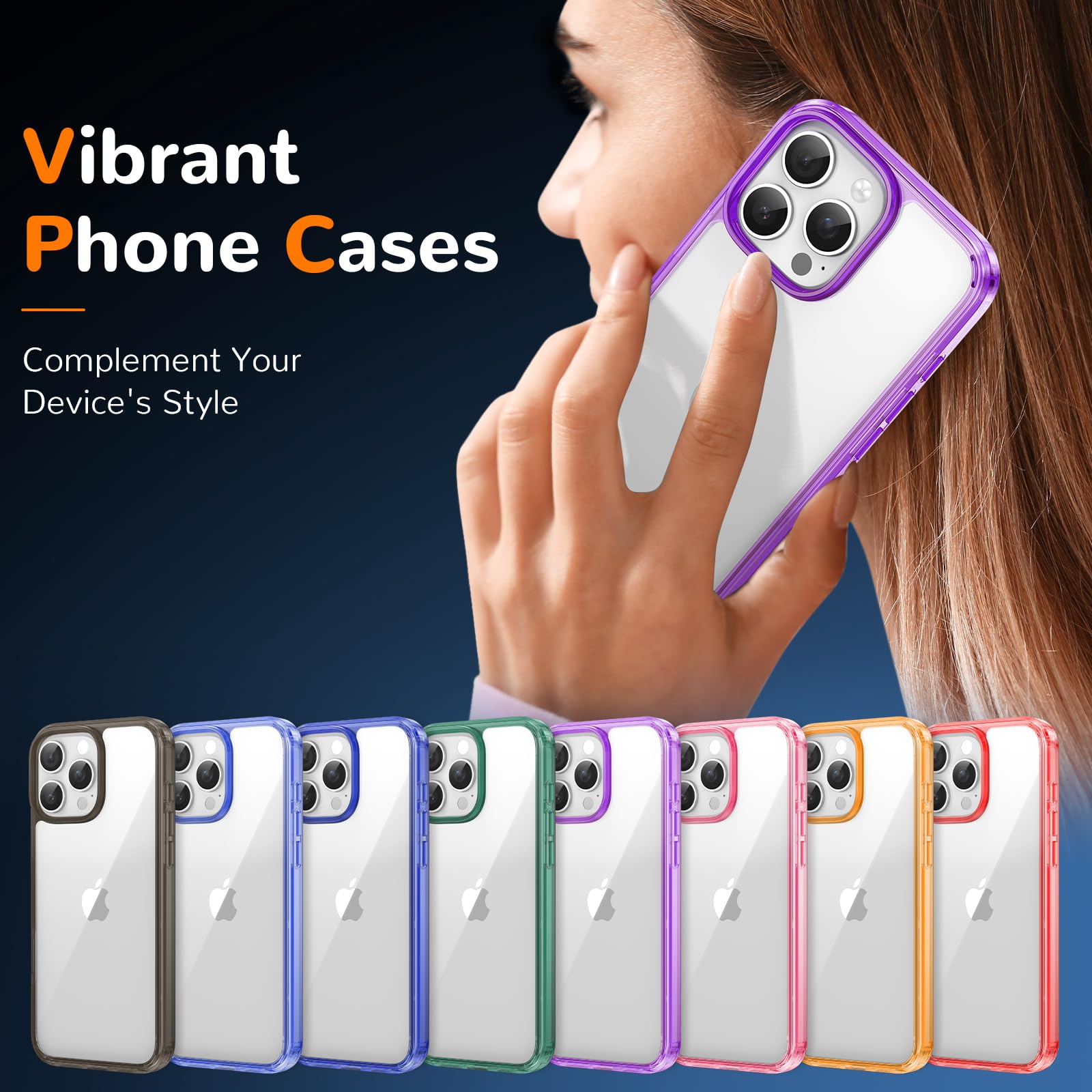 Clear Case for iPhone 15, Ultra Thin, Shockproof TPU Cover, Anti-Yellowing, Crystal Clear, Phone Case for Apple iPhone 15 - Clear — view 509