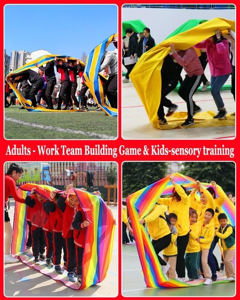 TIST 2 PCS Teamwork Games Playing Run Mat Teamwork Outdoor Play Group Learning Activity(Kids-4M)