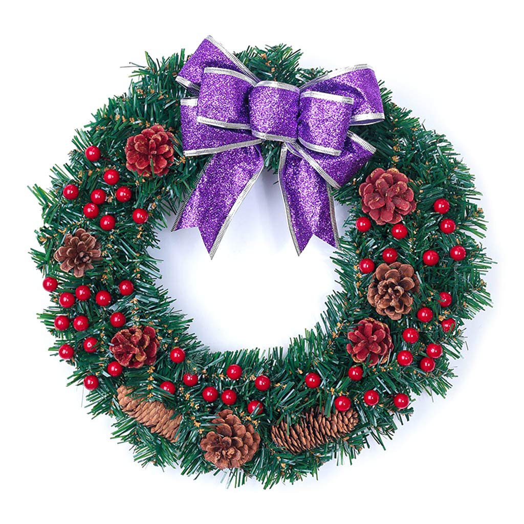 Amazon.co.jp: haia7k4k 40x40cm クリスマスリース ハンギングフロント