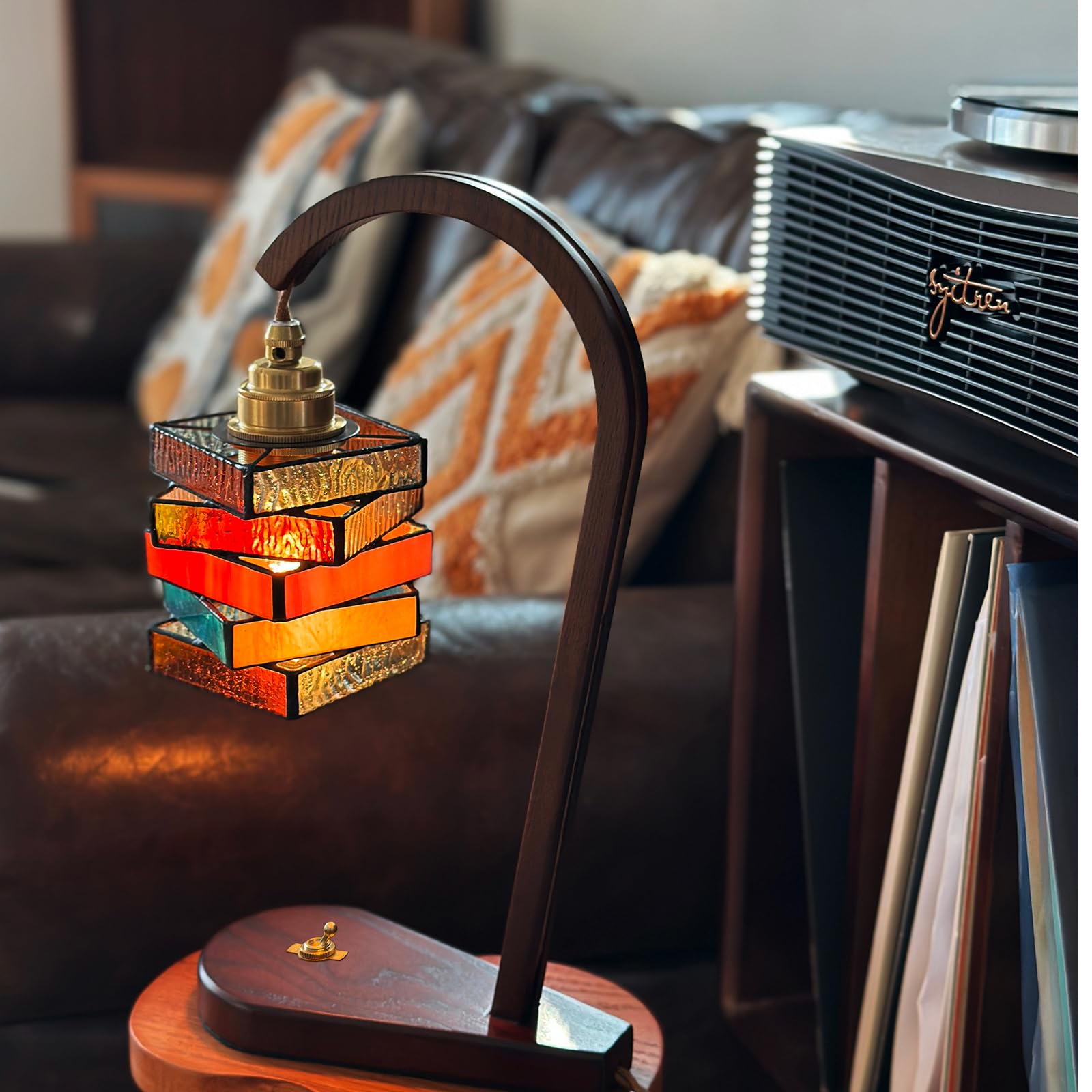 Amazon.co.jp : ステンドグラス 卓上ランプ｜ヴィンテージ