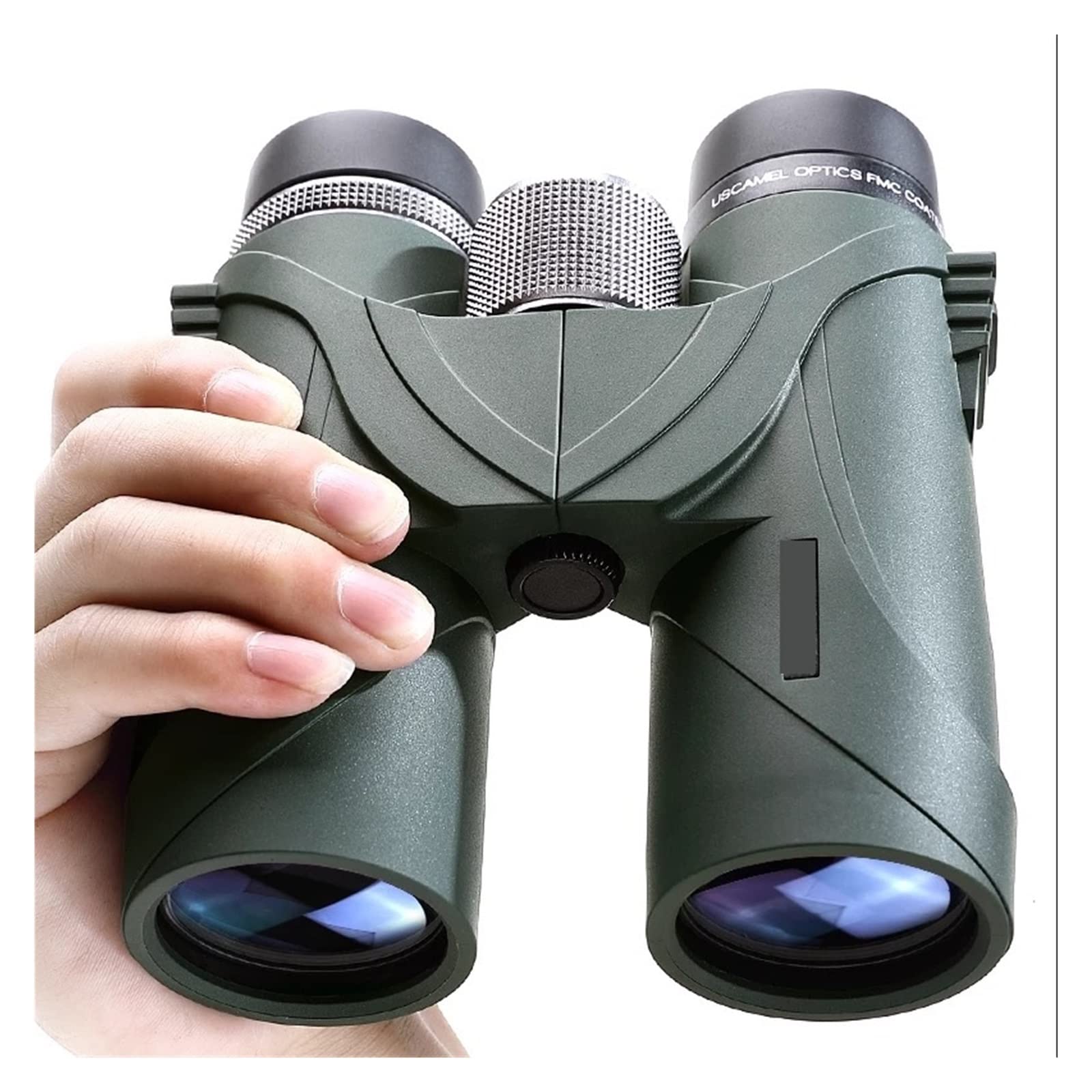 YSJNGF HD 10x42 BAK4 Binolets Wysoka Telescope Adapter statywu do polowania kemping na świeżym powietrzu, zielony