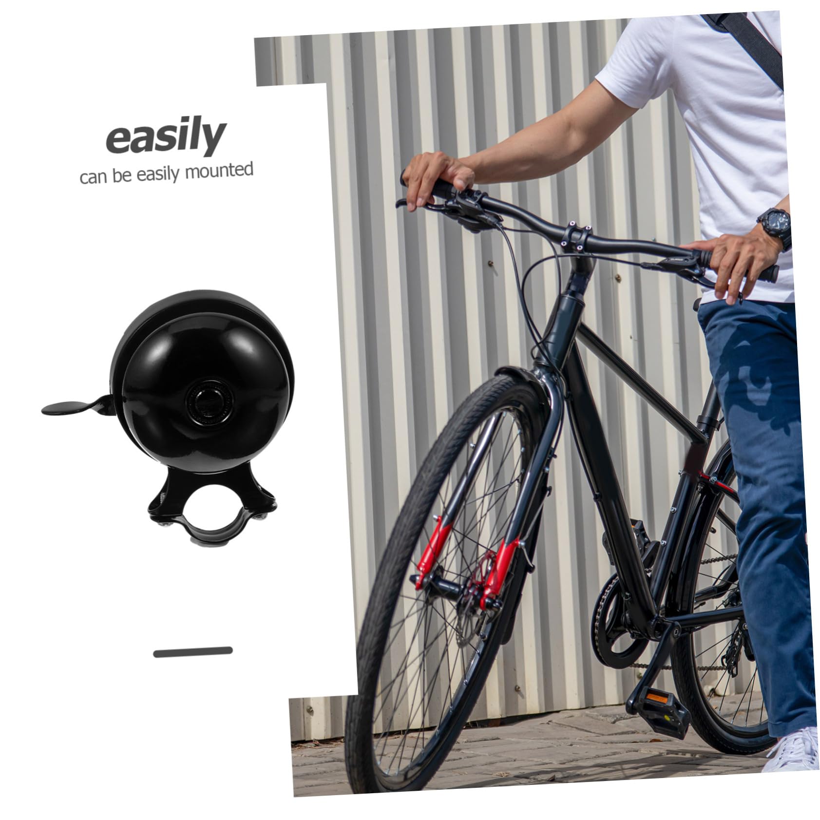 TOYANDONA Campana De Bicicleta Retro Campana Adulto Timbres De Bicicleta para Adultos Campanas para Bicicletas Campana De Ciclismo De Carretera Campanilla Negro Planchar