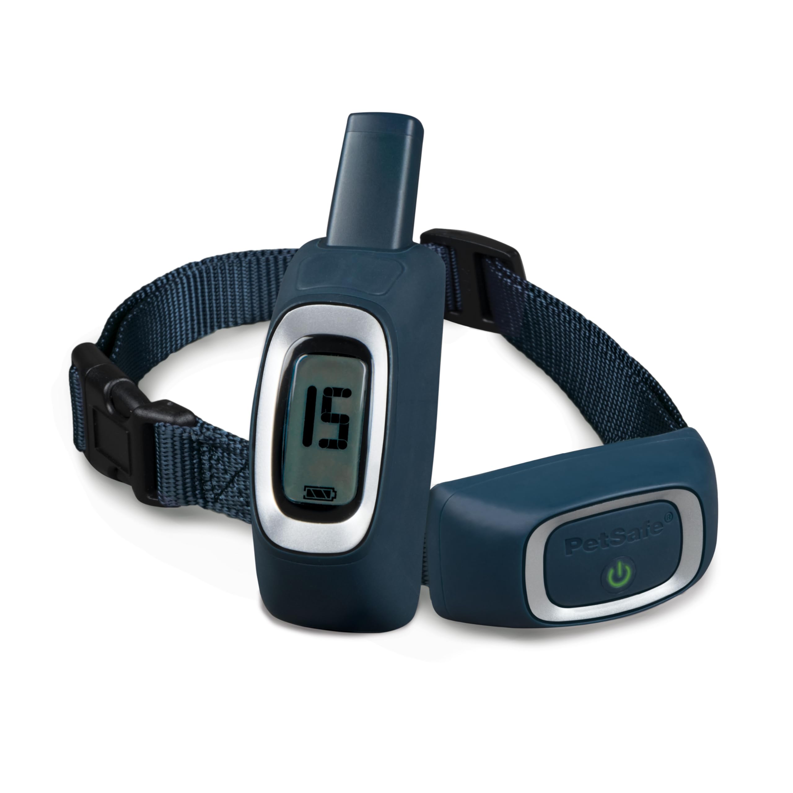 PetSafe - Collier de Dressage avec télécommande Digitale pour 2 Chiens, portée de 600 m, Rechargeable, Étanche, Ton/​Vibration et 15 Niveaux de Stimulation électrostatique, Bleu, 600 m