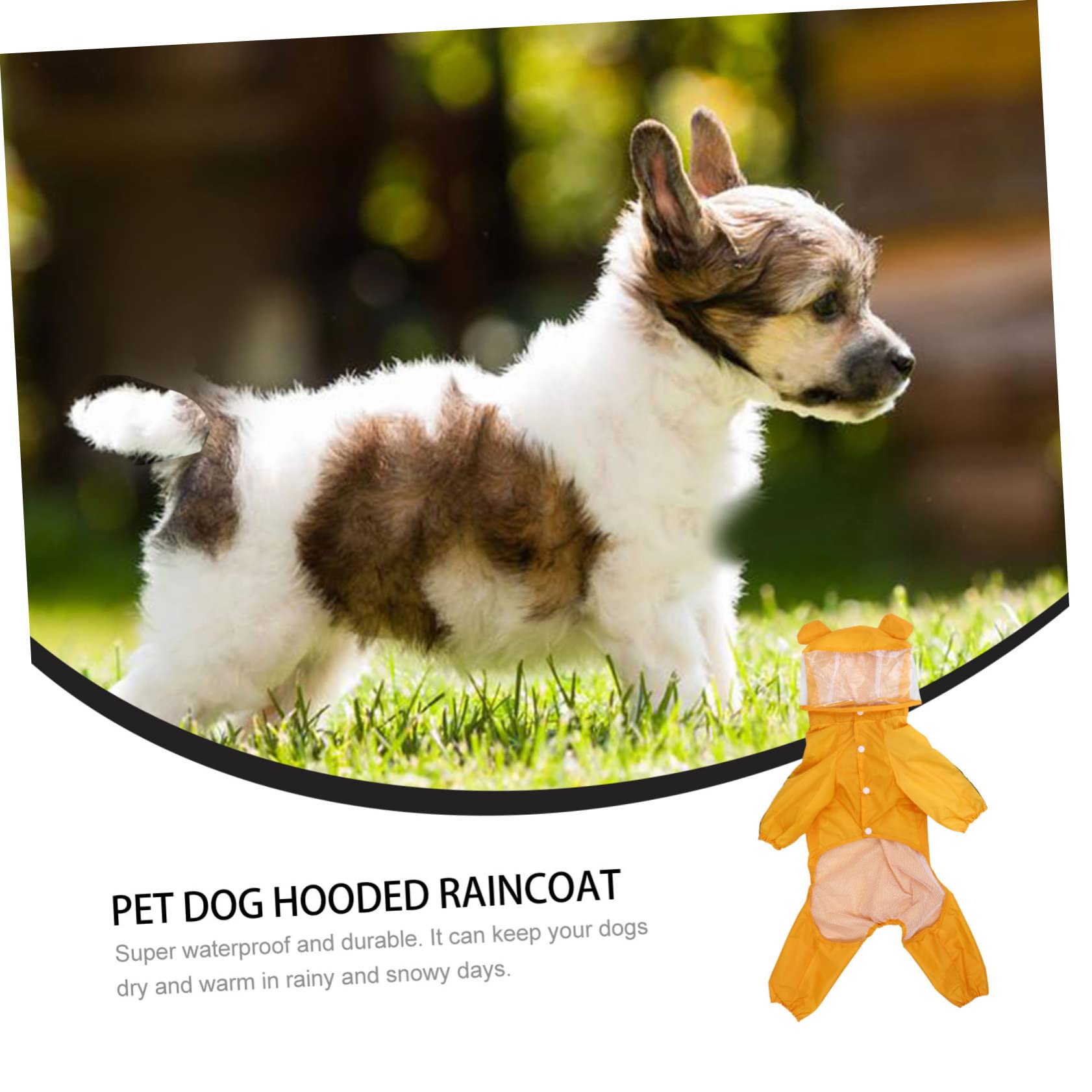 Manteaux imperméables pour Chiens, imperméables pour Chiens, 3 pièces, imperméables pour Animaux de Compagnie, Tissu réfléchissant pour Petits Chiens