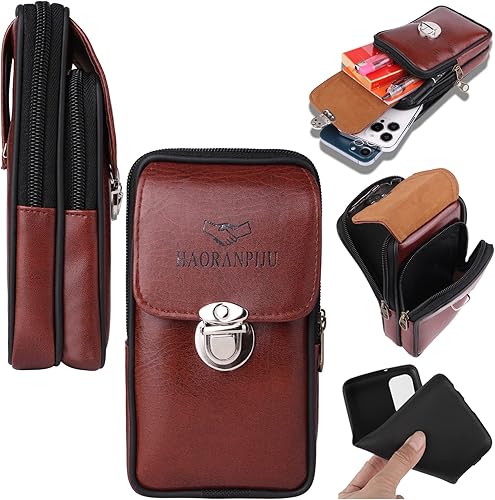 Funda para teléfono Samsung Galaxy Note 9 con cremallera con clip para cinturón de piel sintética para tarjetas de crédito y dinero en efectivo, disponible en Yaxa El Salvador