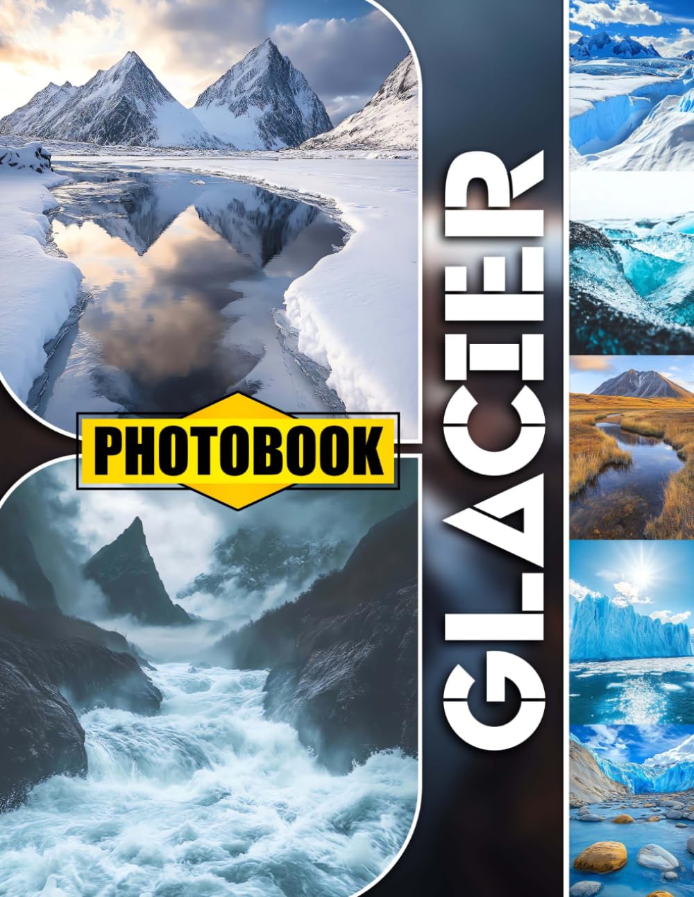 Glacier Photo Book: Icy Arctic Landscapes Featuring Massive Glaciers, Frozen Tundras, And Stunning Polar Views
