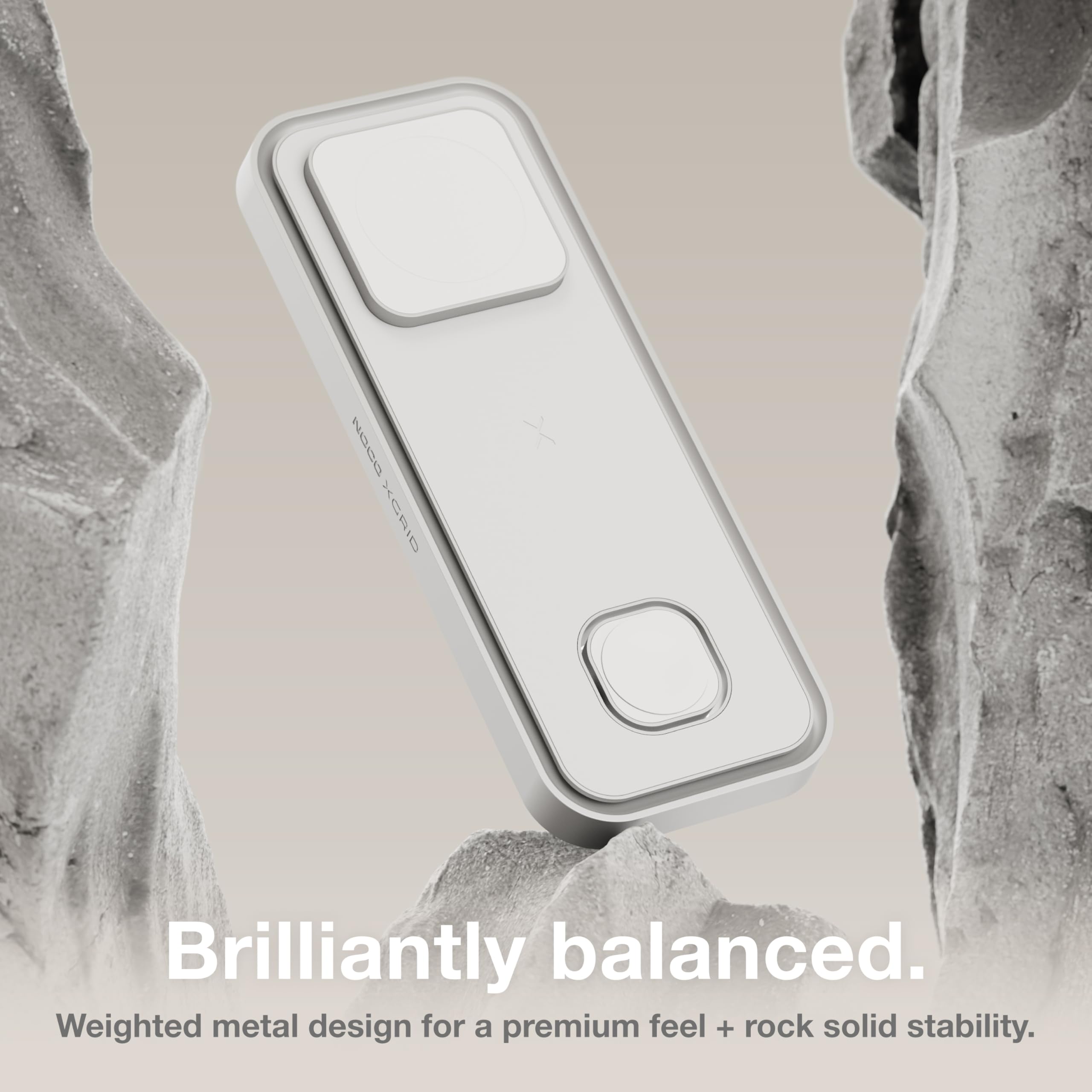 NOCO XGrid XDP3: Base di Ricarica Wireless 3-in-1 – Stazione di Ricarica per iPhone, Apple Watch e AirPods – Compatibile MagSafe, Certificata Qi2 – Con Caricatore USB-C 45W e Cavo da 2m