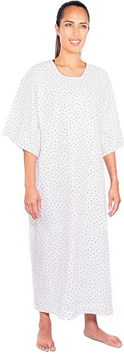 Personal Touch Lazos superpuestos unisex en el cuello y la cintura para paciente en el cuello y la cintura, estampado de copos de nieve, talla