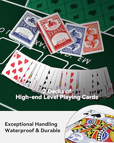 Miniatura 7 de Fichas de póquer de arcilla, 500 piezas de fichas de póquer de 0.49 oz con estuche de póquer resistente a los golpes tipo K, fichas numeradas, juego