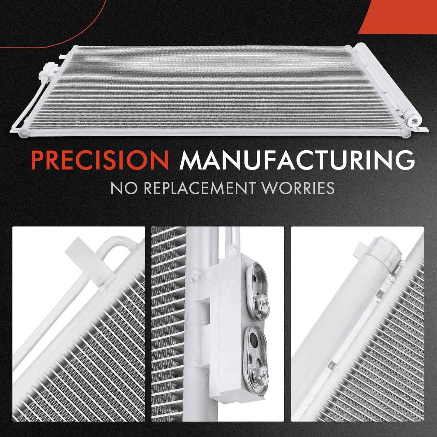 A-Premium Air Conditioning A/C Condenser Compatible with Kia Telluride 2020-2021 V6 3.8L, Replace# 97606S9100