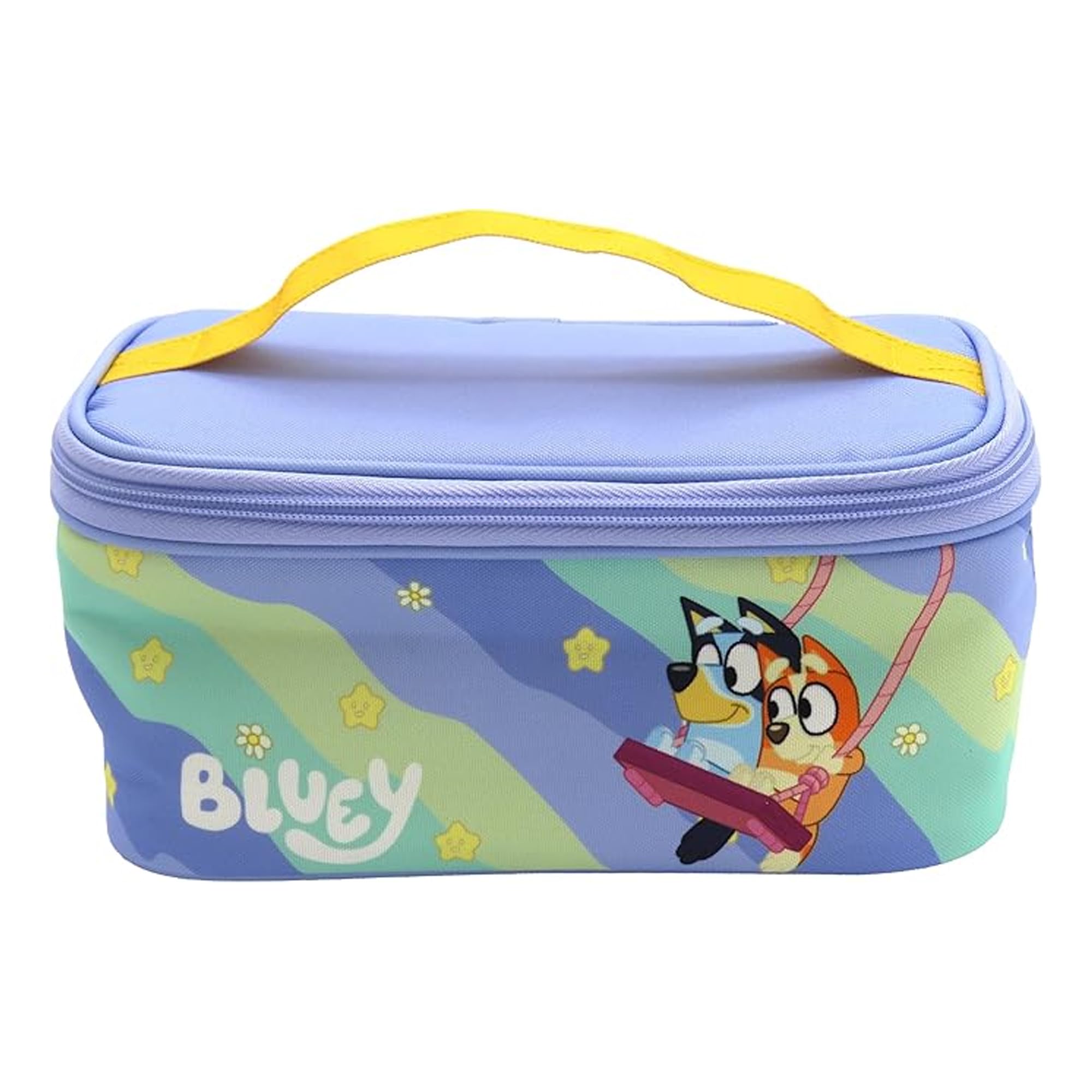 CYPBRANDS CyP Brands-Bluey, Neceser, Bolsa de Aseo, Complementos, Preescolar, Color Azul, Light Waves, Producto Oficial
