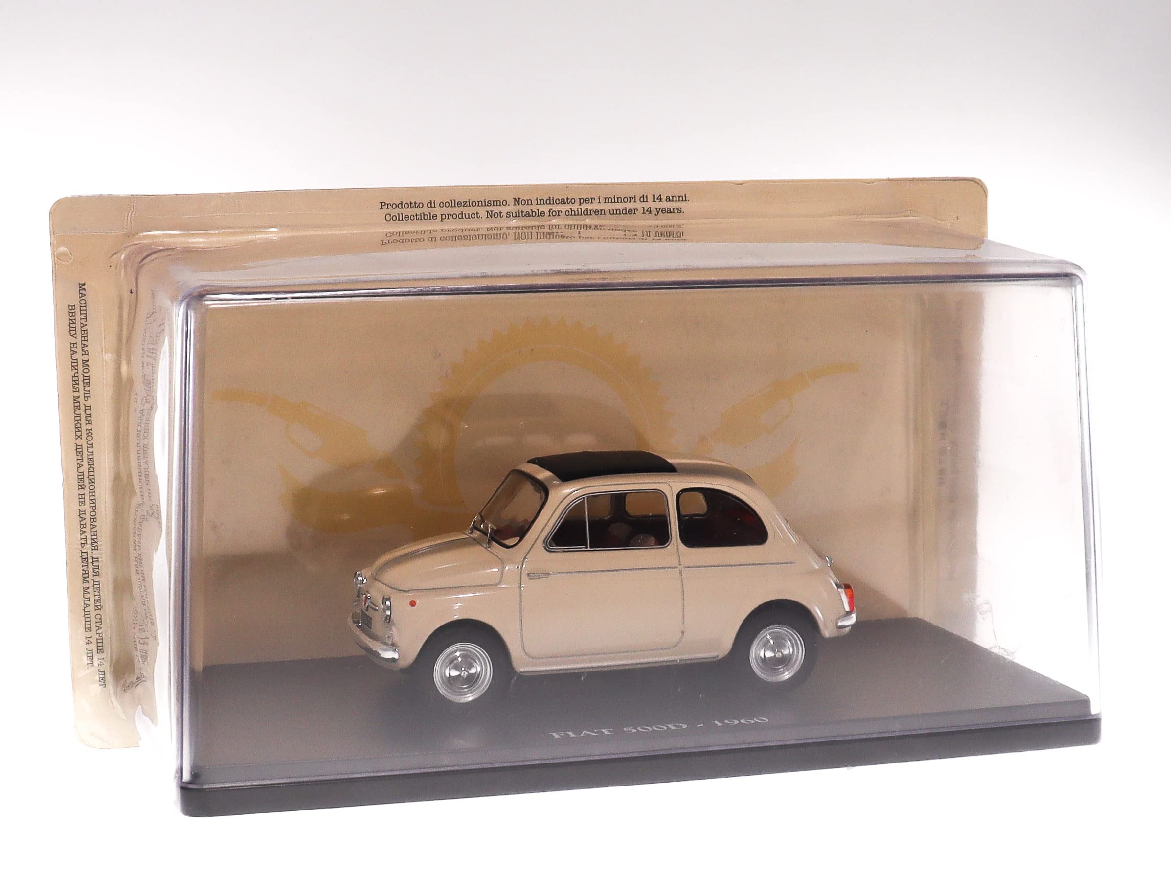 Ixo 1:24 Fiat 500D ano de construção 1960 bege ABAVC001 modelo carro