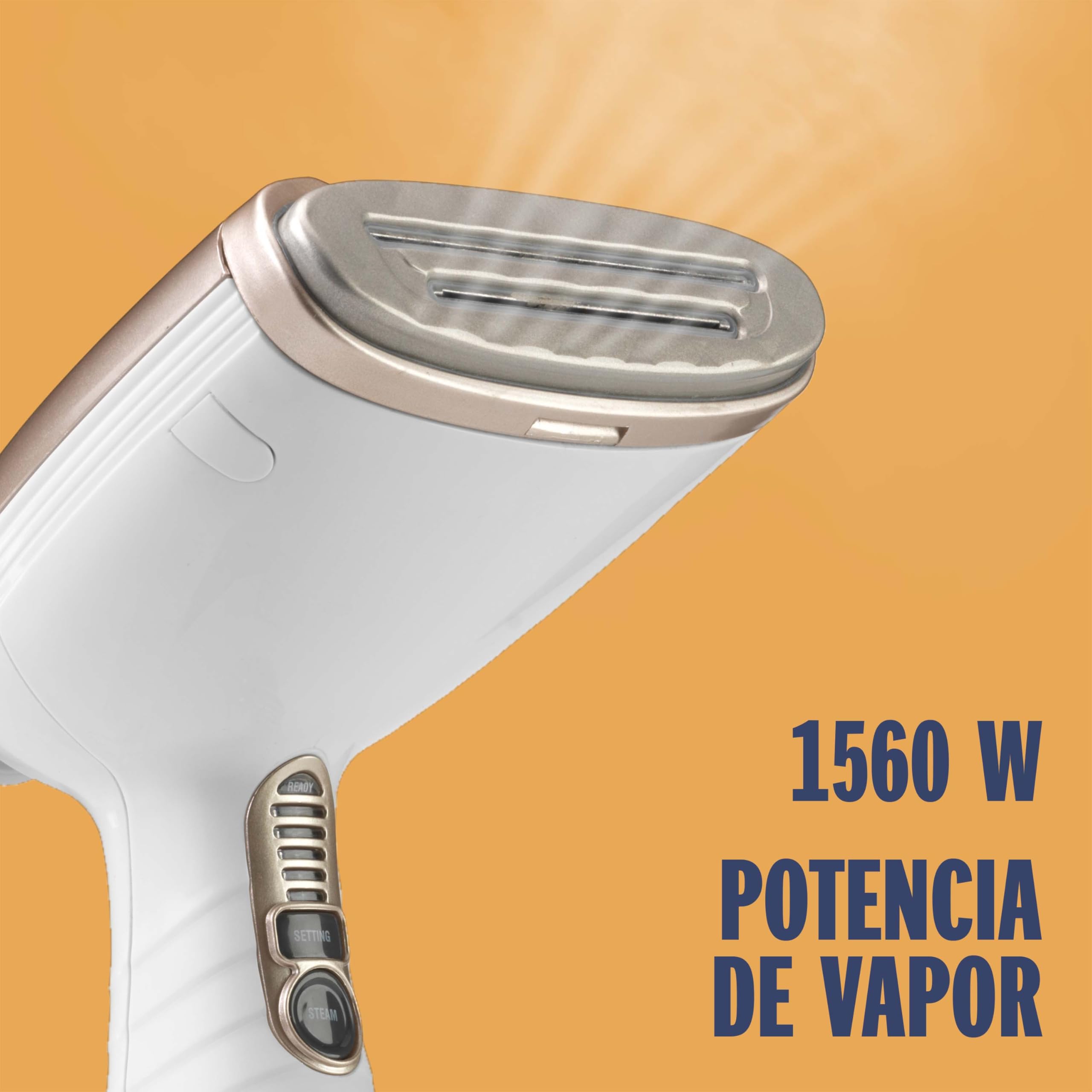Conair GS59XE Plancha de vapor vertical Turbo ExtremeSteam, 1560 W, Tanque de agua 230 ml, Vapor continuo de 20 min, 5 ajustes de vapor, Ideal viajes y hogar