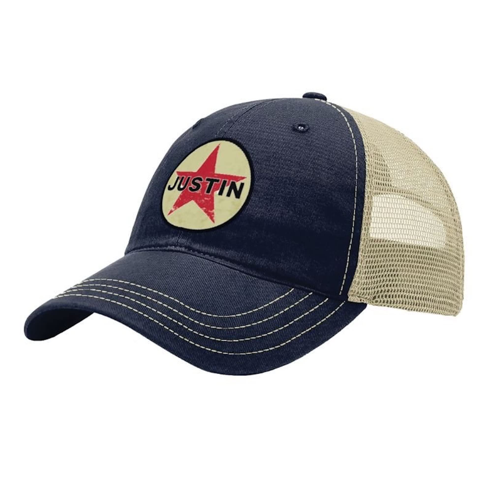 Justinboots Navy Baseball Cap Star Logo Desertcart INDIA