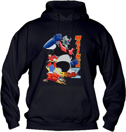 Felpa Con Stampa Con Cappuccio Da Uomo Multicolore 141031 - Foto 2