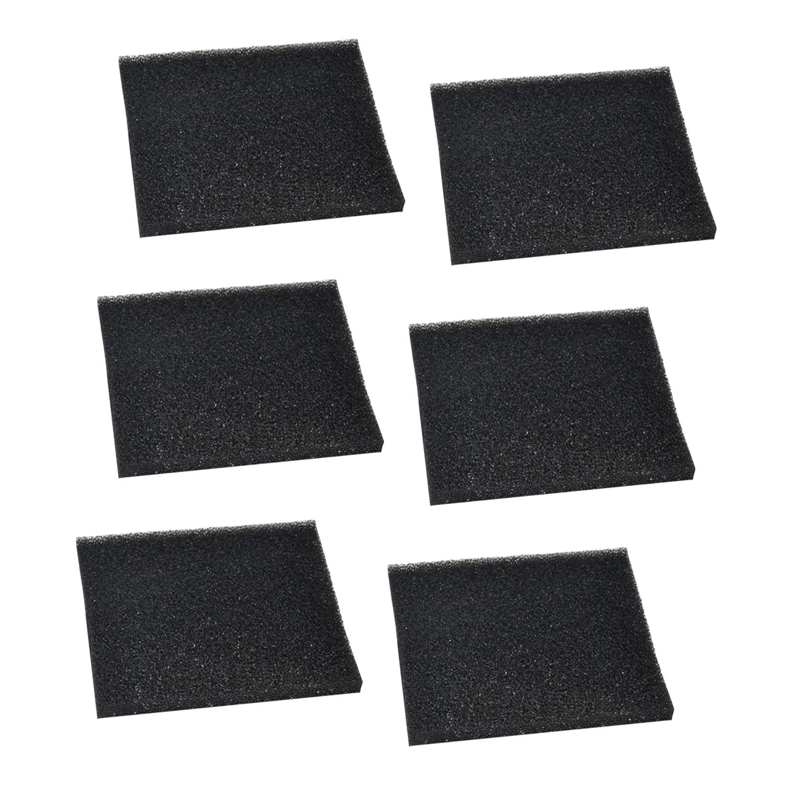 6X Kitchen Compost Bin Filters Replacement, Square Extra Thick Odor Absorbing Filters Sheets Accessories