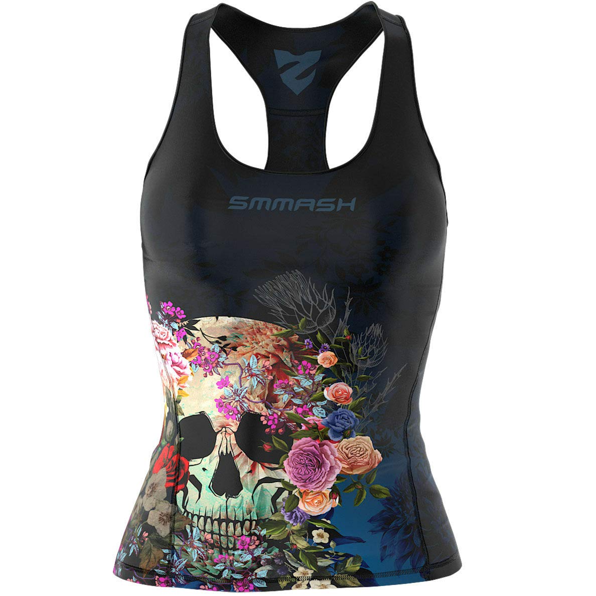 SMMASH Steampunk Sport Top Tank para Mujer, Camiseta de Tirantes Deportivas, Camiseta sin Manga para Fitness, Yoga, Formación, Material Transpirable y Antibacteriano