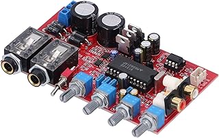 Amplifier Board, Stereo Interface Preamplifier Module, AC Double Sided Board Digital Preamplifier Home Theater System for Microphone