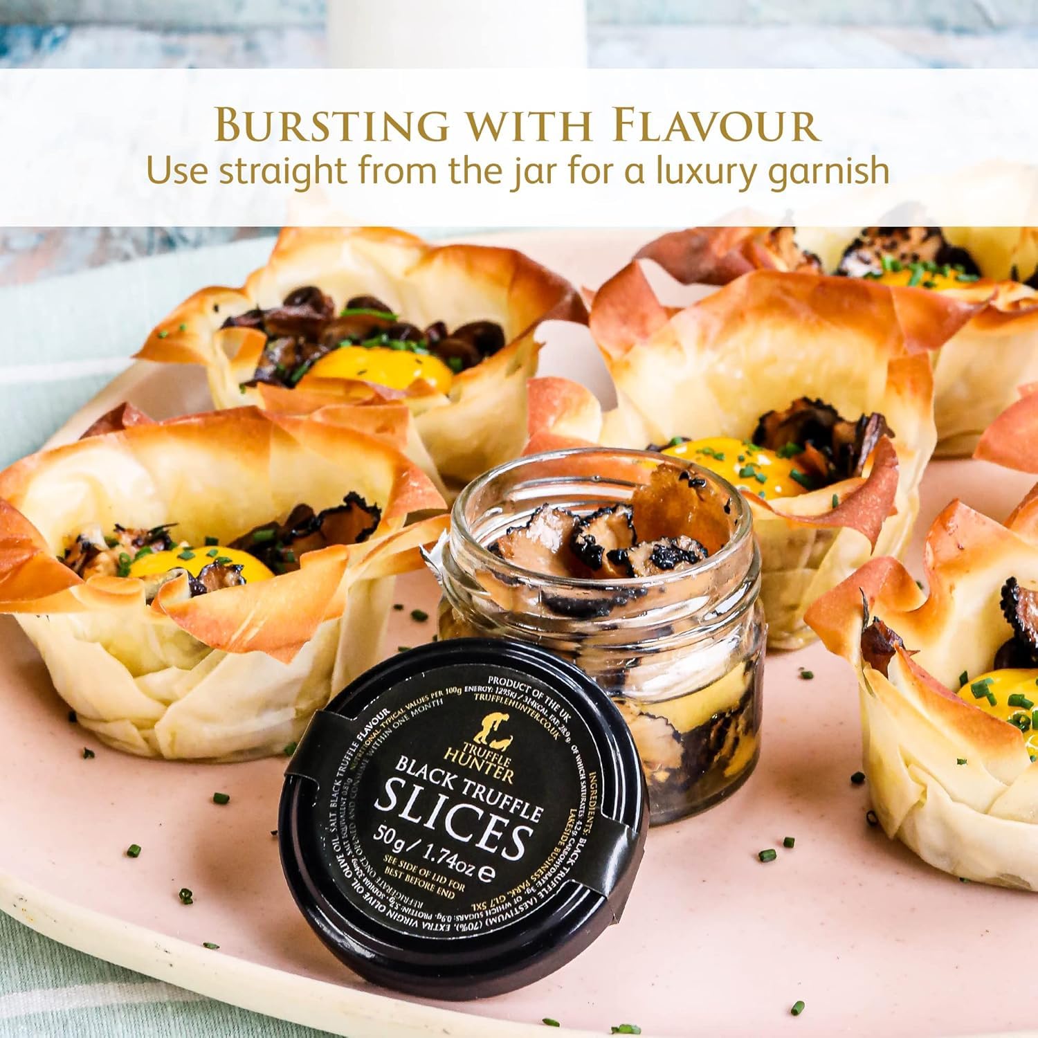 TruffleHunter - Black Truffle Slices and Minced Black Truffle - 2 x 1.74 Oz
