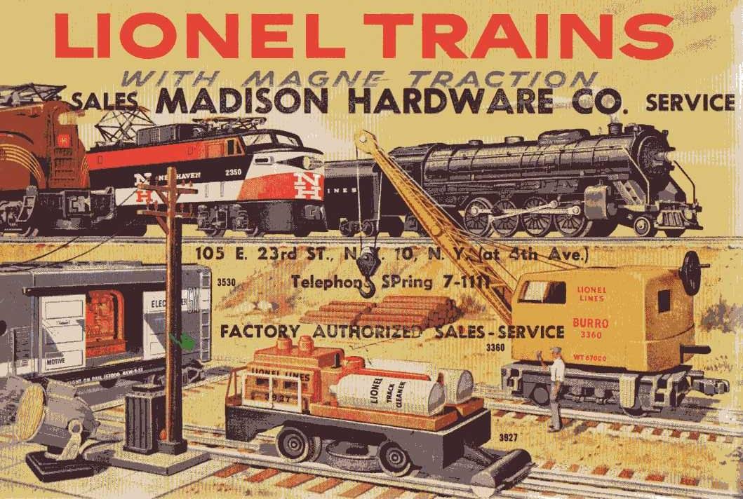 1956 LIONEL TRAIN CATALOG IN MINT CONDITION Lionel Books