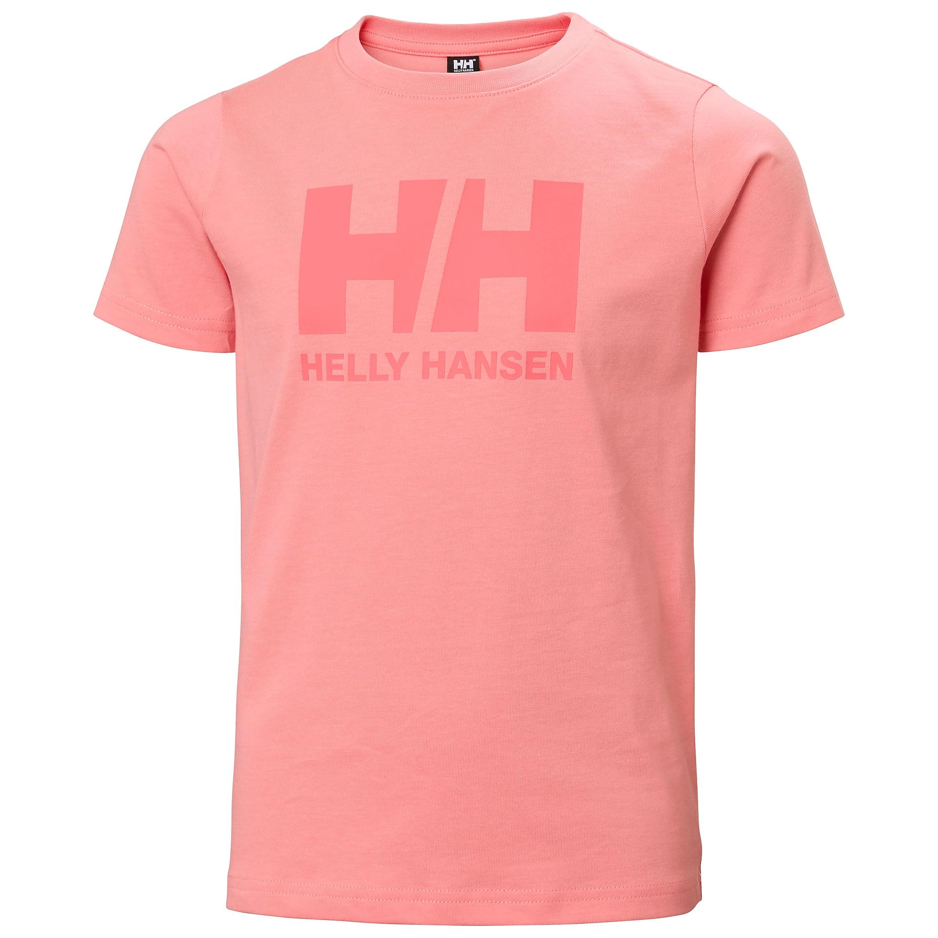 Helly Hansen Junior Unisex Jr Hh Logo T-Shirt 2.0, Coral Almond, 13
