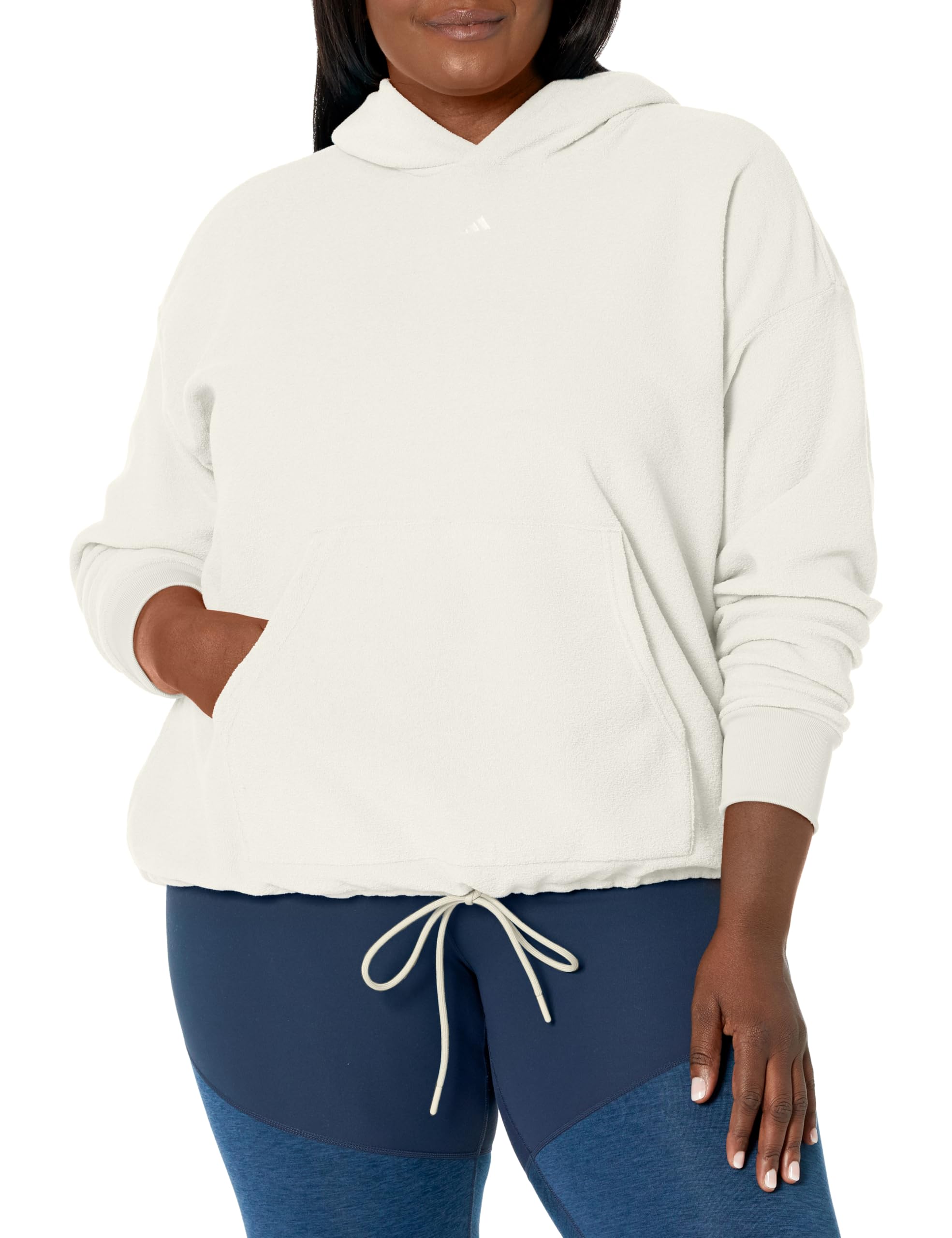 adidas Select Cropped Hoodie Sudadera con Capucha Mujer